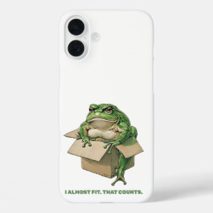 Big Frosch in Small Box - Ich habe fast Meme Desig iPhone 16 Plus Hülle
