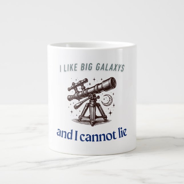 Big Galaxys Funny Space Jumbo-Tasse (Vorderseite)