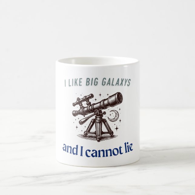 Big Galaxys Funny Space Kaffeetasse (Mittel)