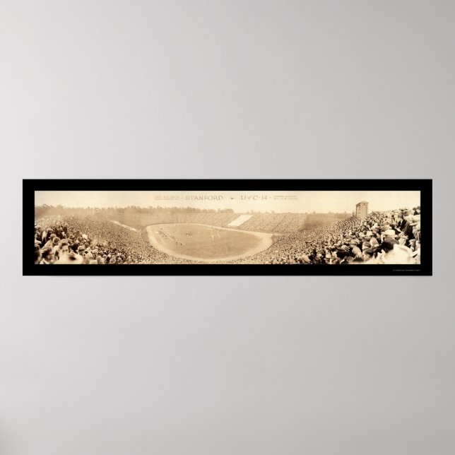 Big Game Stanford Cal Foto 1925 Poster (Vorne)
