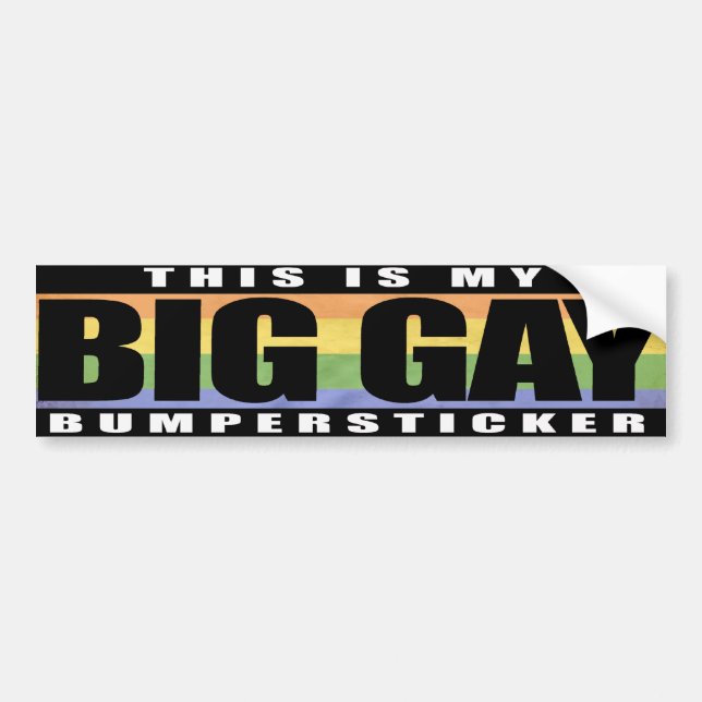 BIG GAY AUTOAUFKLEBER -.png (Vorne)