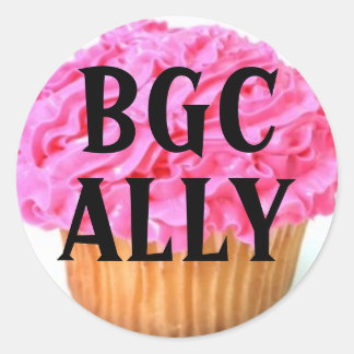 Big Girl Club Ally Runder Aufkleber