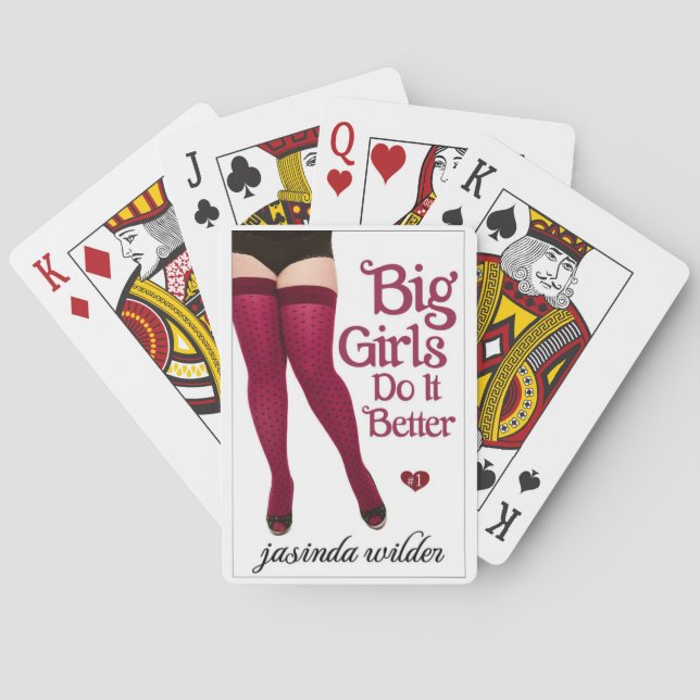 Big Girls machen bessere Karten Spielkarten (Rückseite)