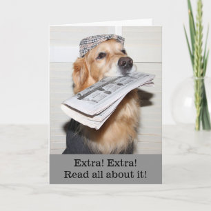 Big Golden News Herzlichen Glückwunsch Karte