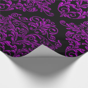 Big Gothic II Damask Eleganter Urlaub Geschenkpapier