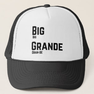 Big Grande Educational English Spanish Flashcard Truckerkappe