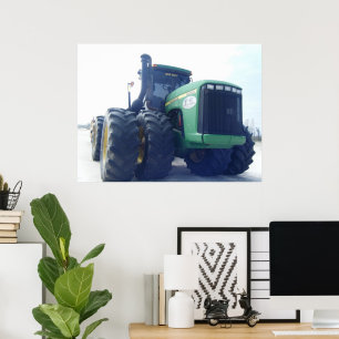 Big Green Traktor Leinwand Poster