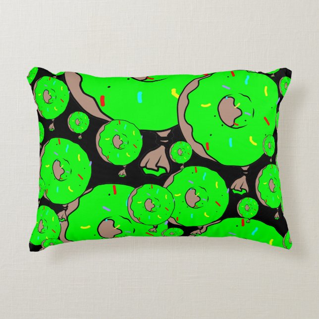 Big Green Yum-yums Dekokissen