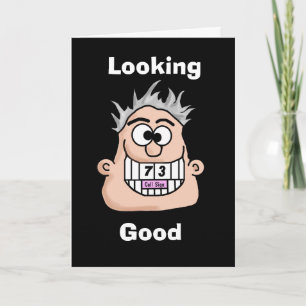 Big Grinning Ham Radio Operator 73 Geburtstagkarte Karte