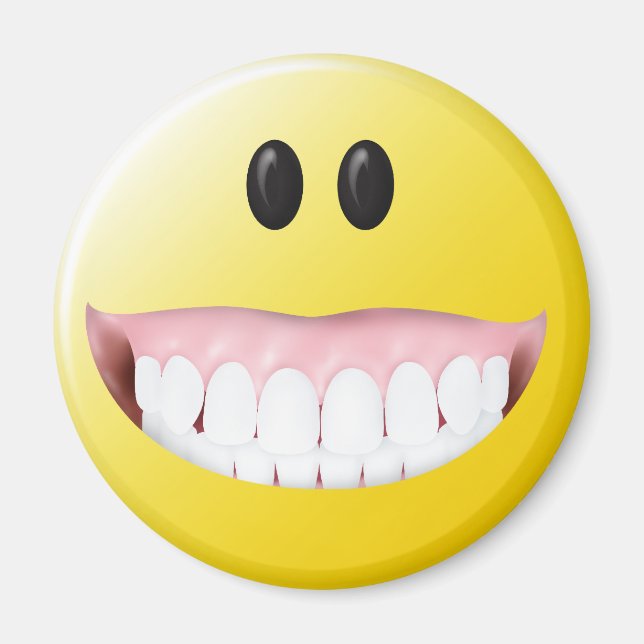 Big Gums Face Magnet (Vorne)