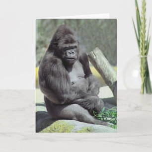 Big Gunns Gorilla Note Card Karte