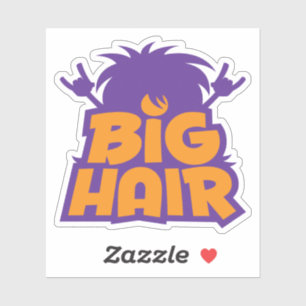 Big-Hair-Band-Logo Aufkleber