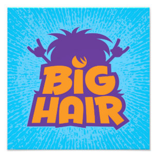 Big-Hair-Band-Logo Fotodruck