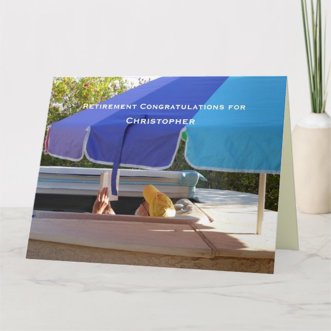 Big Happy Pension Herzlichen Glückwunsch Hot Tub N Karte (Vorderseite)