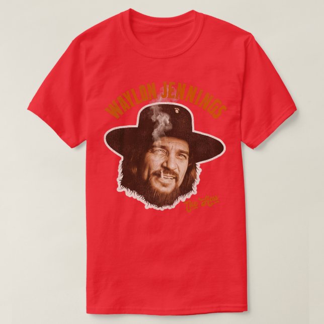 Big Head Hoss Waylon Jennings Tribute T-Shirt (Design vorne)