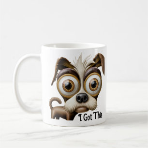 Big Headed Hund, Spaß, ich Got diese Kaffee-Tasse Kaffeetasse