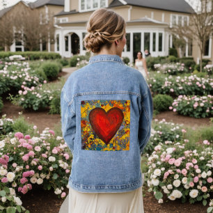 Big Heart Denim Jacket Jeansjacke