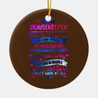Big Heart Direct Support Person Housekeeper Life Keramik Ornament