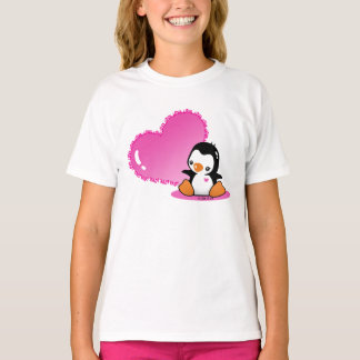 Big Heart Girls Ringer T - Shirt