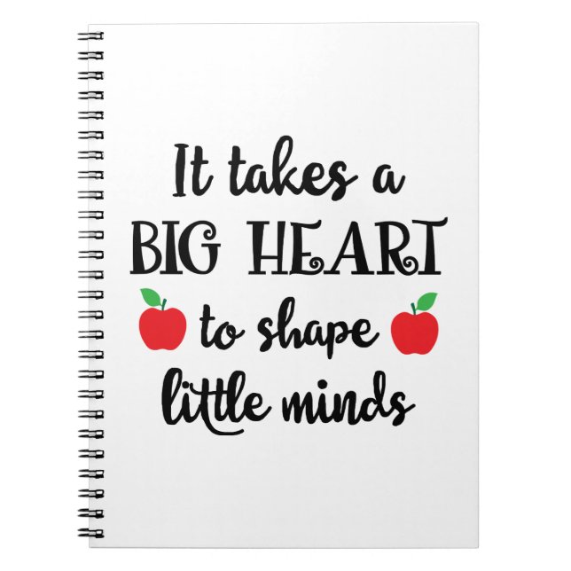 Big Heart Notizblock (Vorderseite)