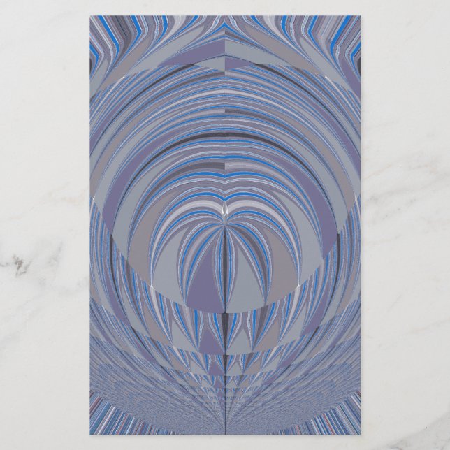 Big Heart Seamless Design Briefpapier (Vorderseite)