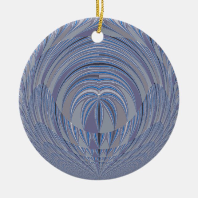 Big Heart Seamless Design Keramikornament (Vorne)