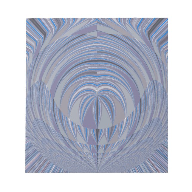 Big Heart Seamless Design Notizblock (Vorderseite)