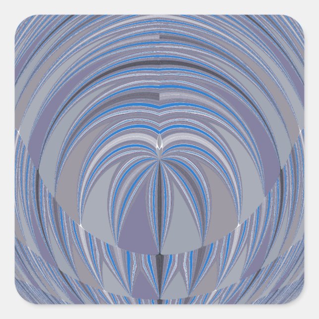 Big Heart Seamless Design Quadratischer Aufkleber (Vorderseite)