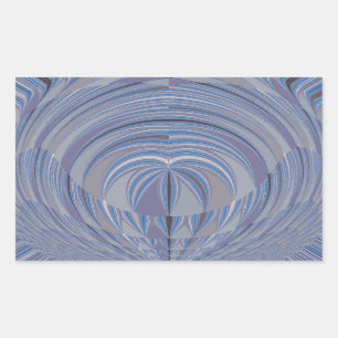 Big Heart Seamless Design Rechteckiger Aufkleber