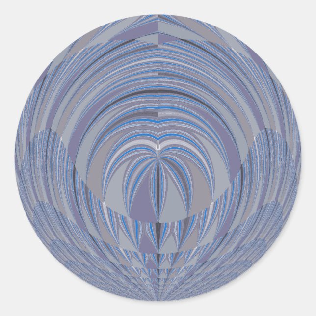 Big Heart Seamless Design Runder Aufkleber (Vorderseite)