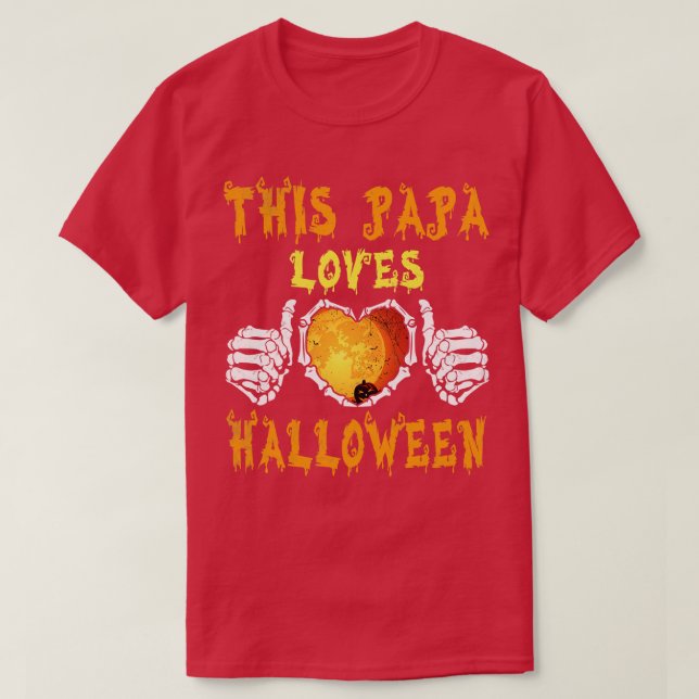 Big Heart Skeleton Knochen Hand Diese Liebe T-Shirt (Design vorne)
