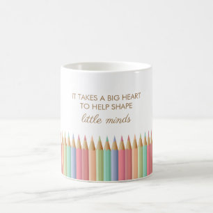 Big Heart Teacher Education Tasse
