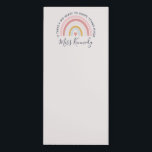 Big Heart to Shape Young Minds Teacher Magnetischer Notizblock<br><div class="desc">Big Heart to Shape Young Minds Teacher Magnetic Notepad Teilen Sie die Liebe für Ihre lieblichen Schüler oder sagen Sie Dankeschön an Ihren bevorzugten Kindergarten oder Grundschullehrer mit einem niedlichen Geschenk. Wenn Sie eine benutzerdefinierte Arbeit auf dieser Karte benötigen, kontaktieren Sie mich bitte und ich werde Ihnen sofort behilflich sein....</div>