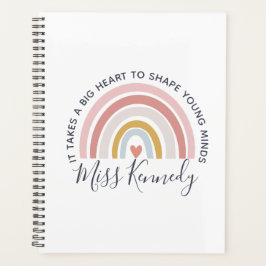 Big Heart to Shape Young Minds Teacher Planer