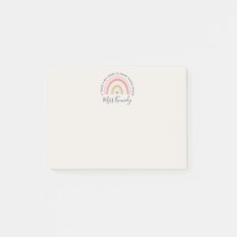 Big Heart to Shape Young Minds Teacher Post-it Klebezettel