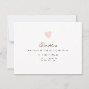 Big Heart Wedding Card Einladung