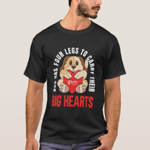 Big Hearted Hogs Men Black T-Shirt
