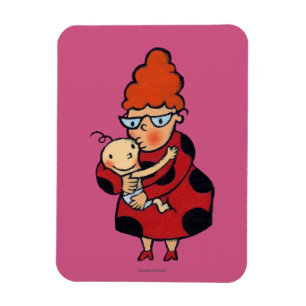 Big Hello Hugs von Auntie in Red Magnet