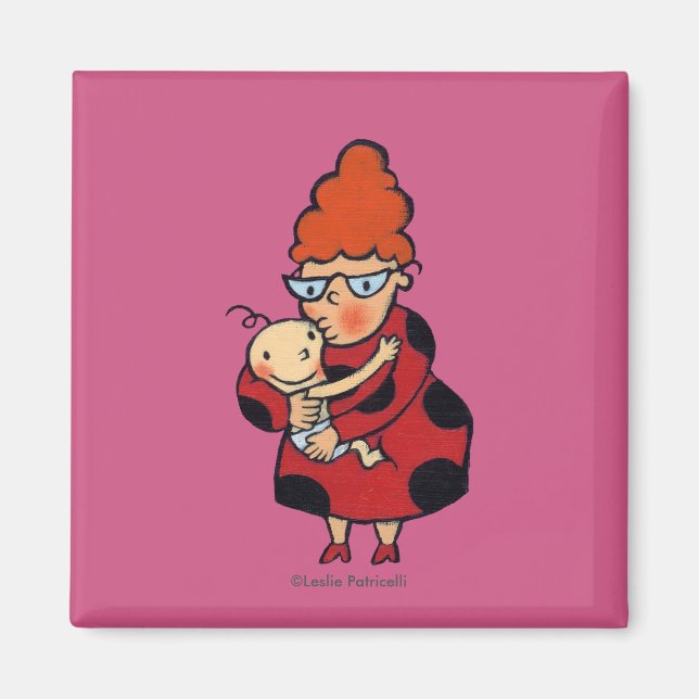 Big Hello Hugs von Auntie in Red Magnet (Vorne)