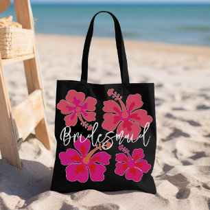 Big Hibiskus Blume Black Bridesmaid