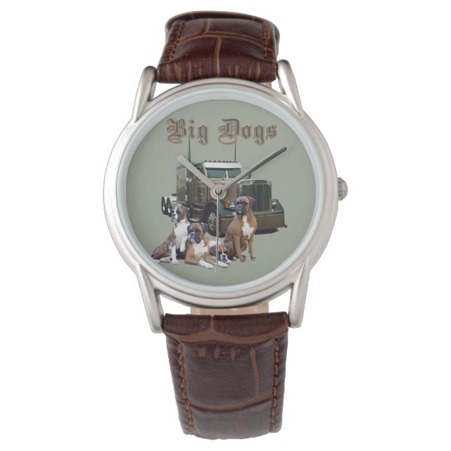 Big Hogs Trucker's Watch Armbanduhr (Vorderseite)