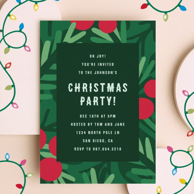 Big Holly und Berries Einladung (Von Creator hochgeladen)