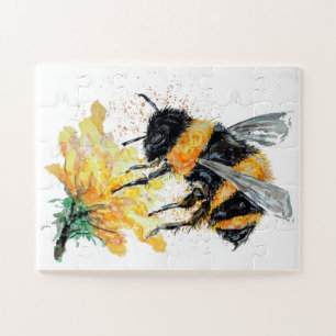 Big Honey Bee sammeln Pollen Puzzle