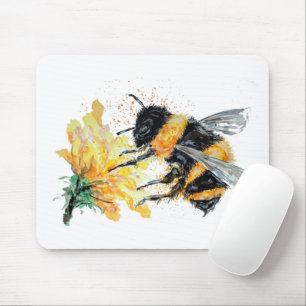 Big Honey Bee sammelt Pollen Mousepad