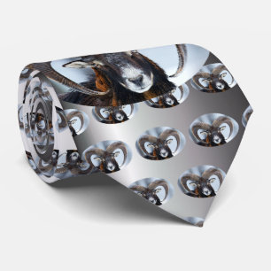 Big Horn Ram Sheep - Mouflon Krawatte