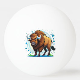 big horned bison tischtennisball