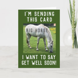 Big Horse wird bald gut. Karte