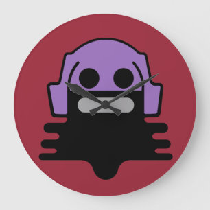 Big Ichibo-Skee Clupkitz Wall Watch Große Wanduhr