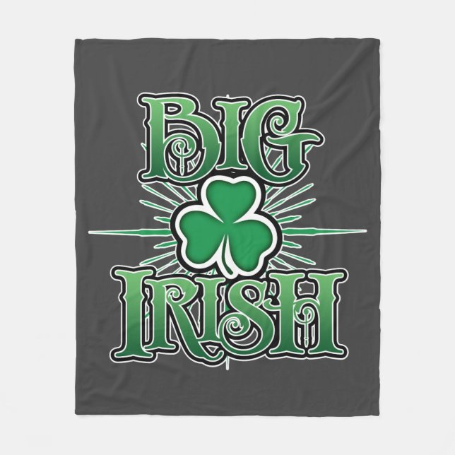 Big Irish Fleecedecke (Vorderseite)