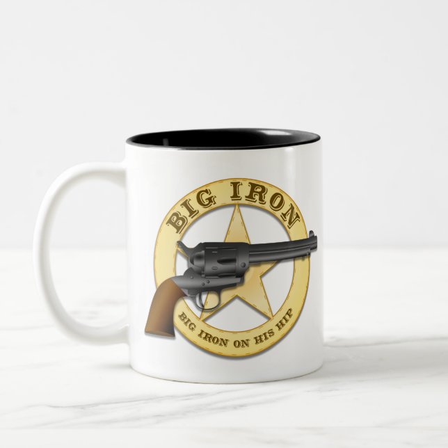Big Iron Zweifarbige Tasse (Links)